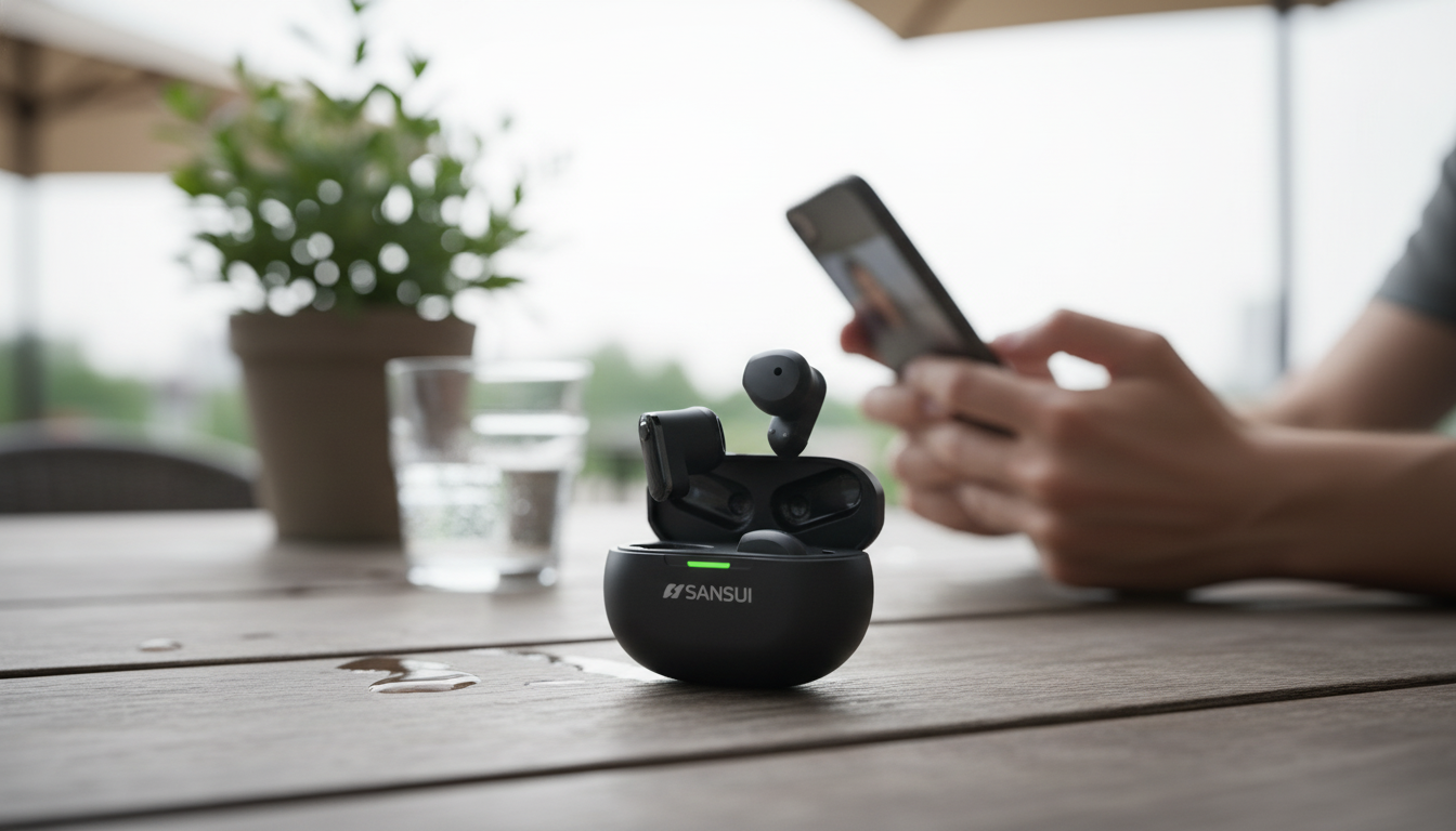 Compact TWS Earbuds: ENC Call Clarity & IPX4 Splashproof