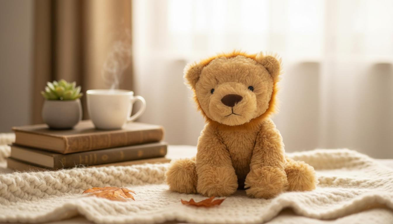 Cute Kawaii Lion Plush: Cozy Decor & Gift Favorite