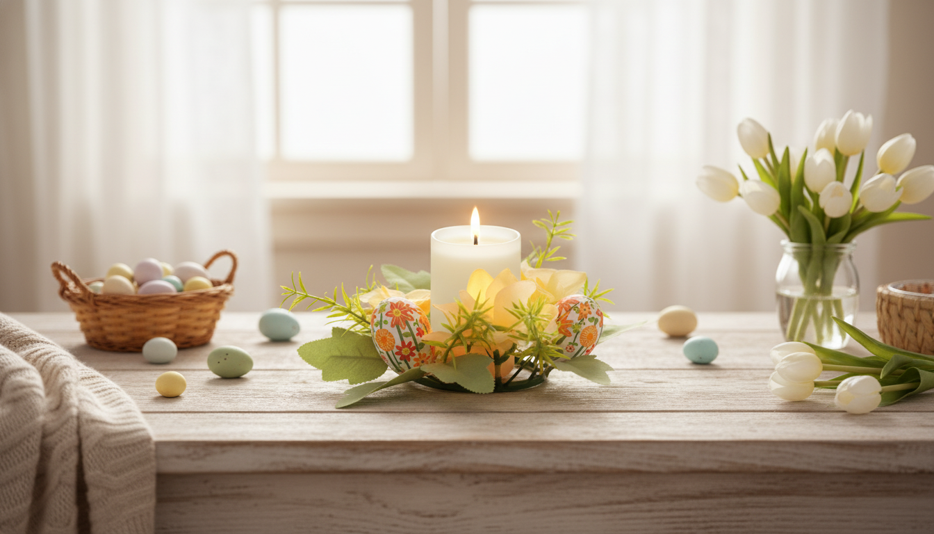 Easter Egg Candle Ring Styling Ideas for Spring Decor
