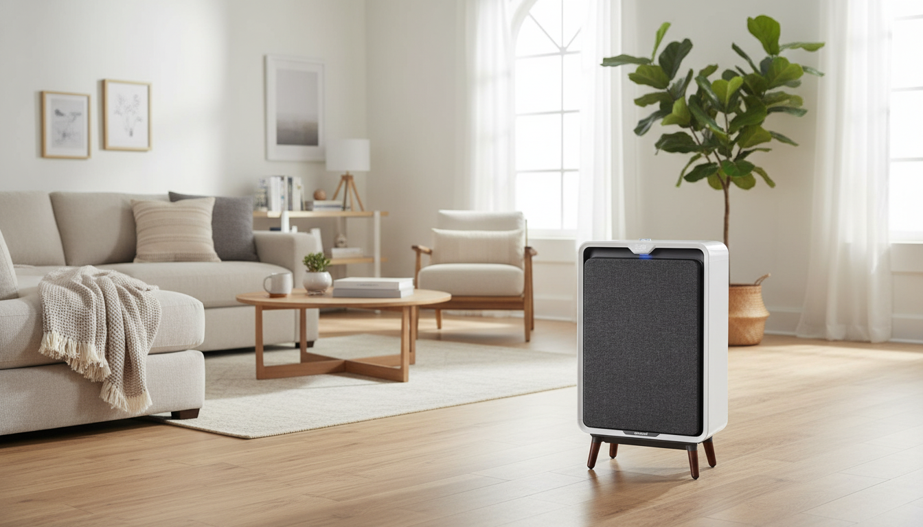 Quiet Smart HEPA + Carbon Air Purifier for Large Rooms