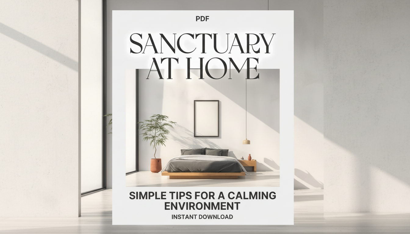 Sanctuary at Home: Simple Shifts for Calm Minimal Living