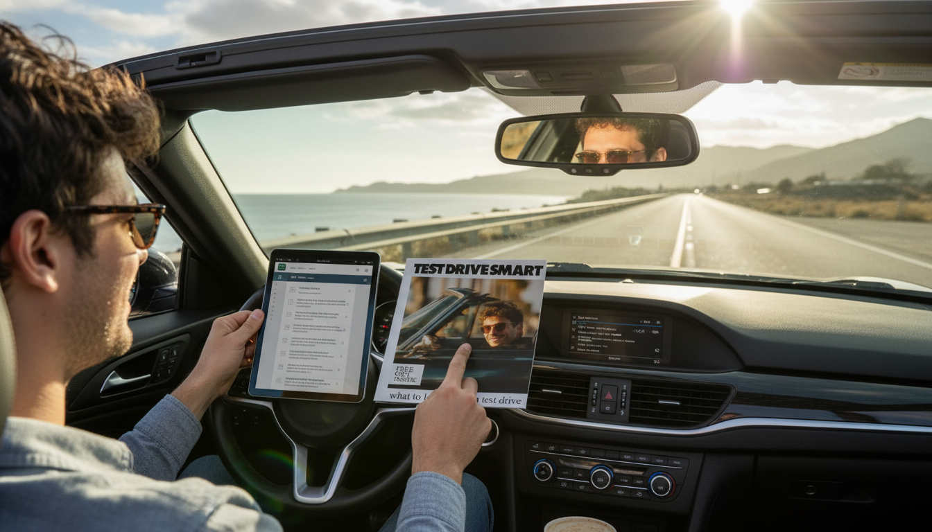 Smart Test Drive Checklist: Compare Cars With Confidence