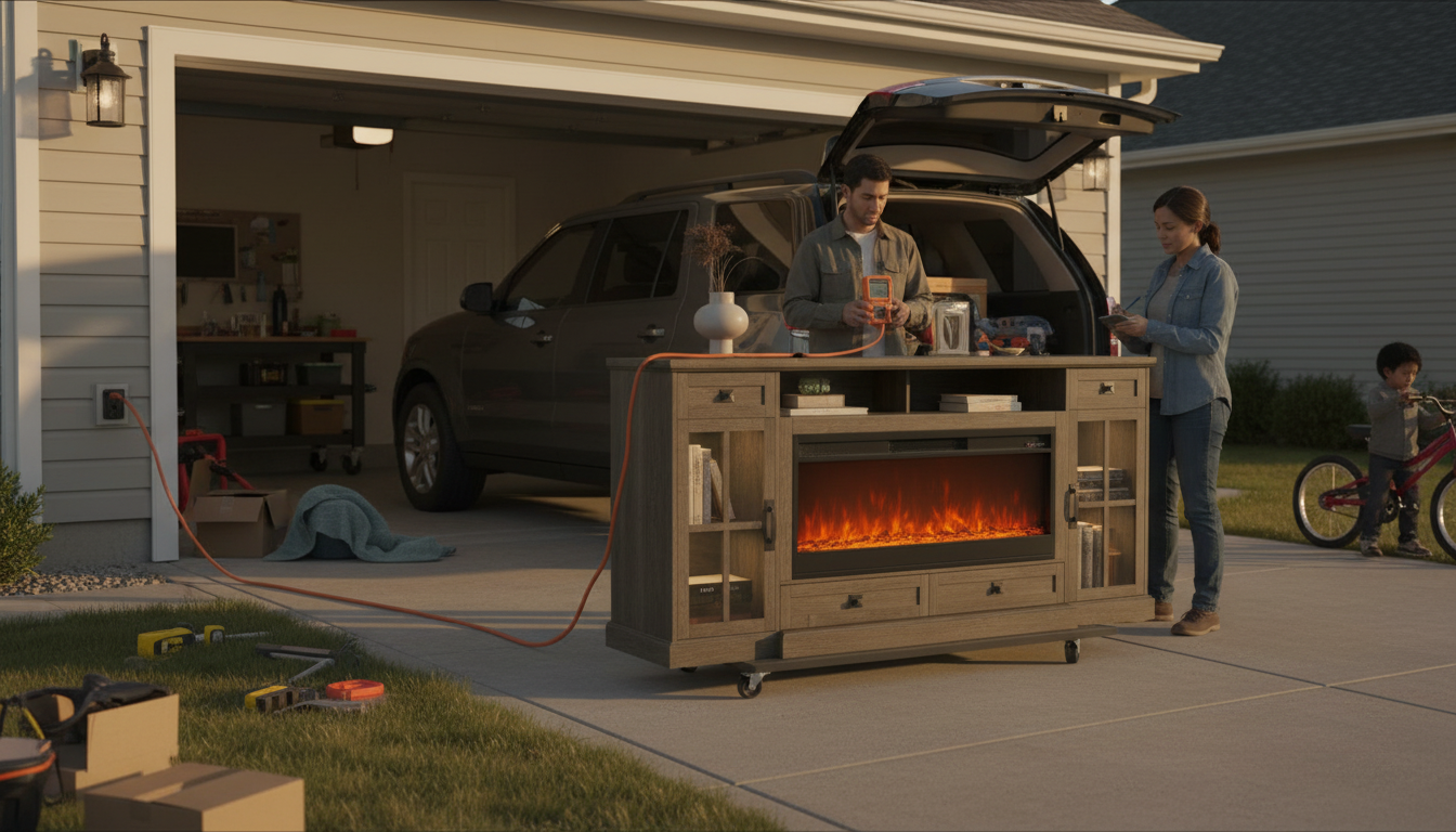 Electric Fireplace Electricity Use: Costs & Wattage