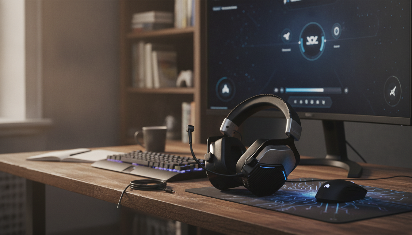 5.8G Wireless Gaming Headset: Ultra-Low Latency + ANC