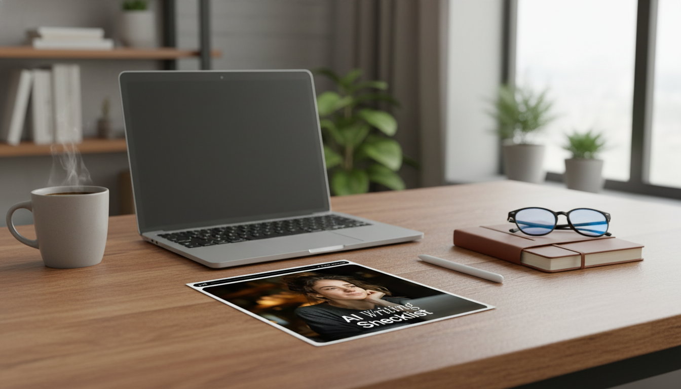 AI Writing Checklist: A Fast, Safe Workflow for Creators