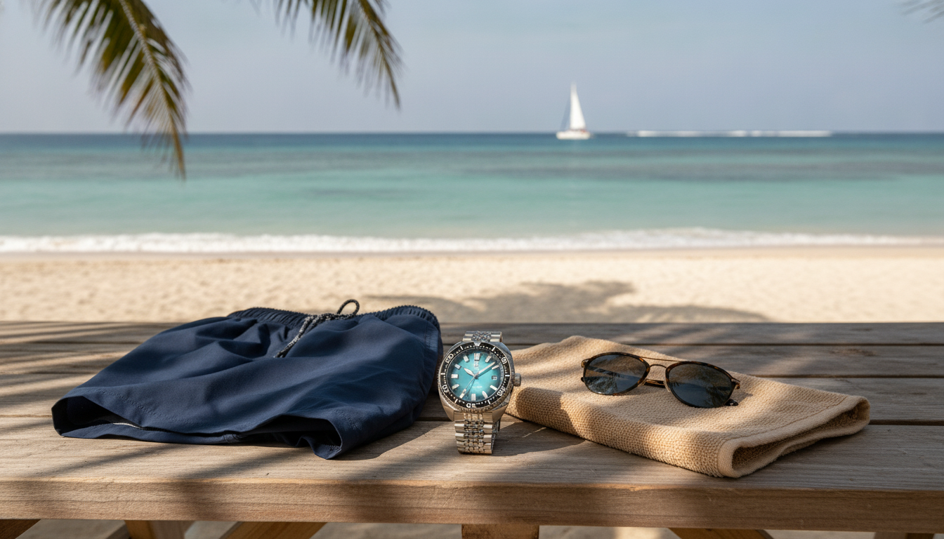 Luxury Men’s Automatic Diving Watch: Water-Ready Style