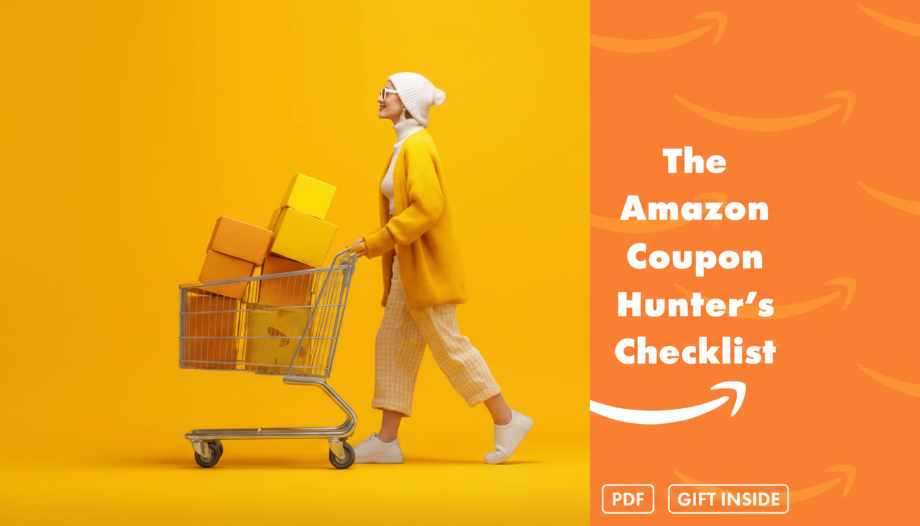 Amazon Coupon Checklist: Find, Clip, Verify & Stack