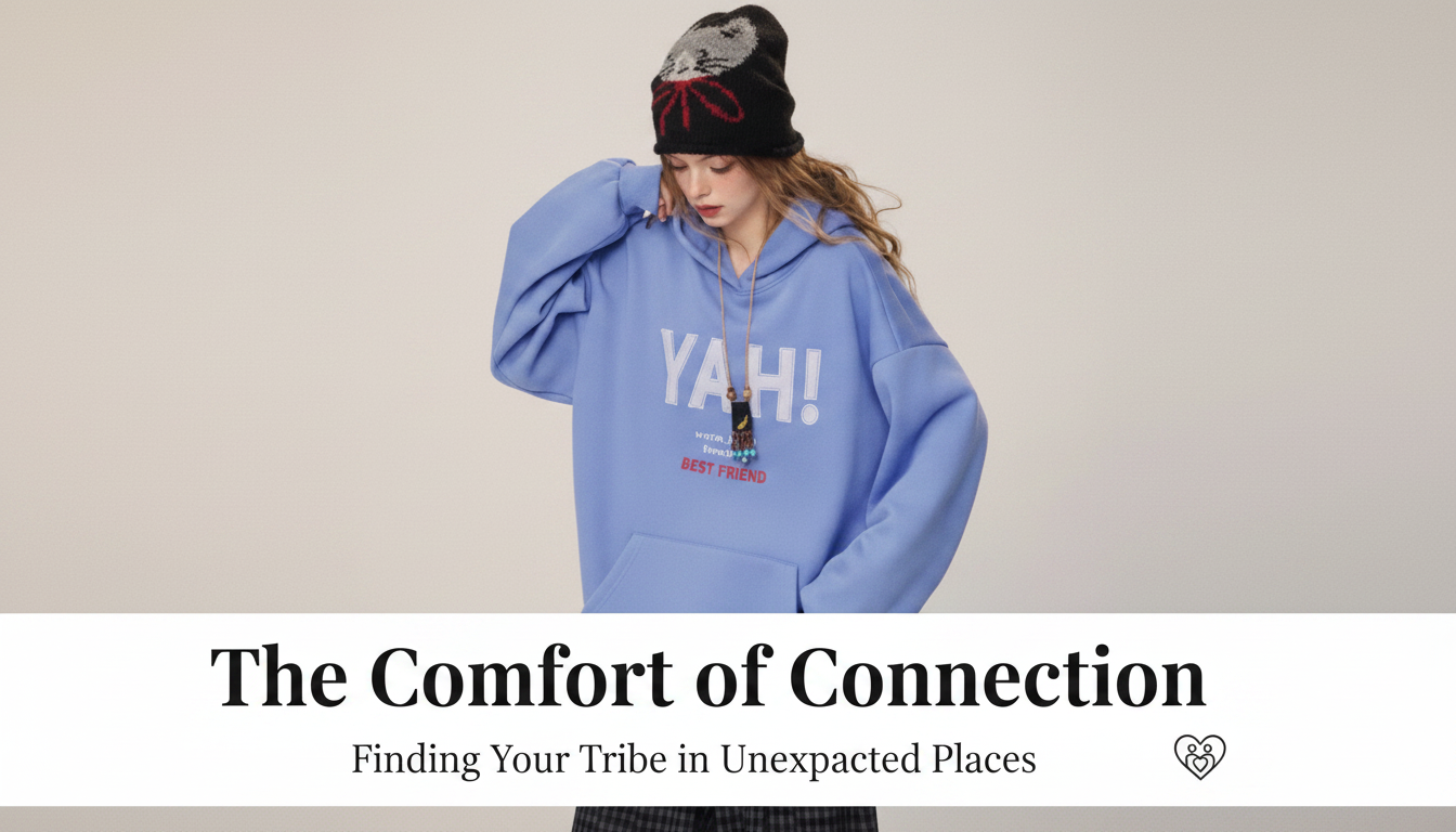 Cozy Letter Hoodie: Winter Loose-Fit Pullover for Women