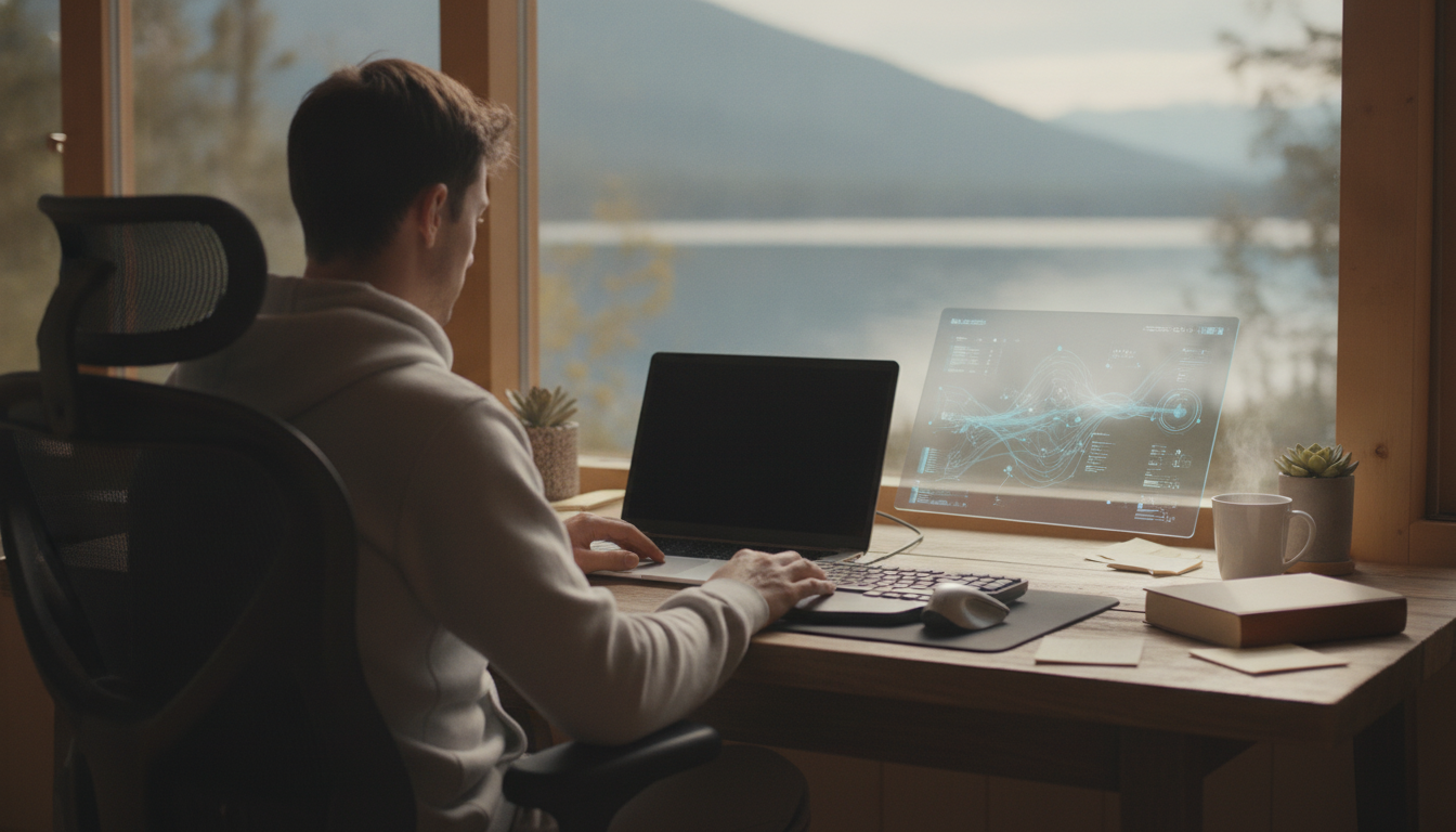 Remote Work Setup: Think With AI for Focus & Balance