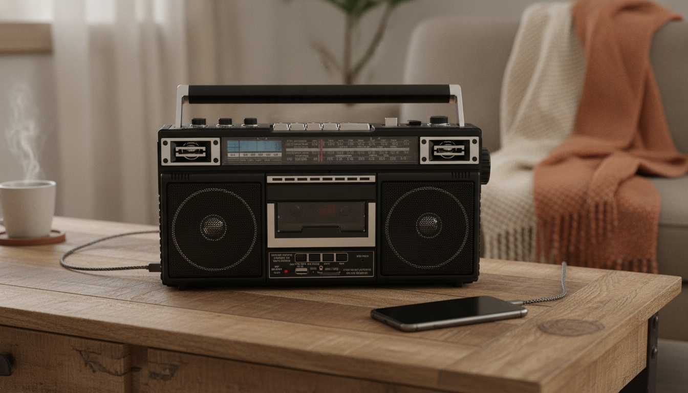 Retro Bluetooth Radio Speaker: Vintage Style, Easy Streaming
