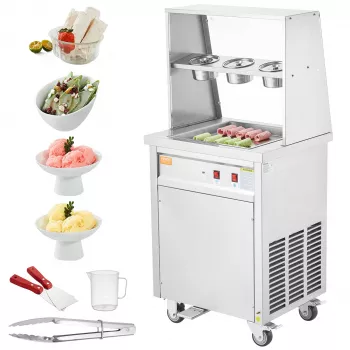Fried Ice Cream Roll Machine: Smooth Rolls & Fast Service