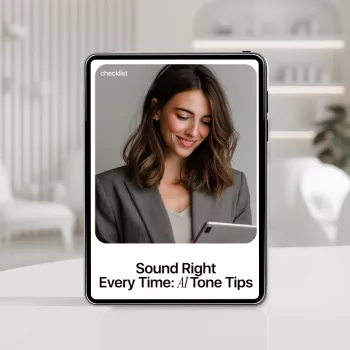Tone System for AI Writing: Sound Human and On-Brand