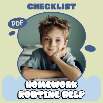 A Calm After-School Homework Routine (No Nightly Drama)